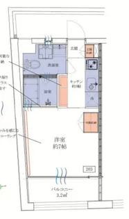 薬王寺Terrace【2階】の間取り