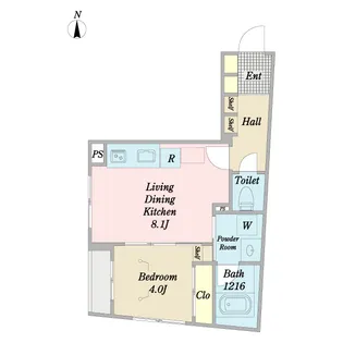 クリオ ラモード吉祥寺【1階】の間取り