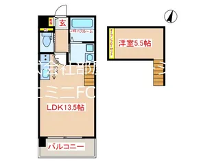 ISORA【2階】の間取り