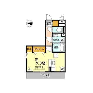アザックけやき通り【2階】の間取り
