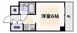ビバリーヒルズ泉尾【8階】の間取り