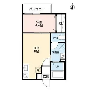 アーバンリゾート京田町【3階】の間取り