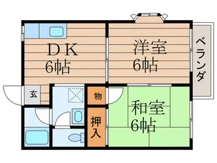 カーサ・ムラーノ【2階】の間取り