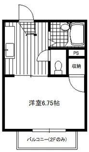 フレグランス北町B【1階】の間取り