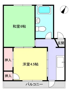 メゾン城南【3階】の間取り