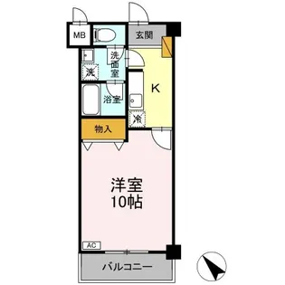 カーサ・エスペランツァ【5階】の間取り