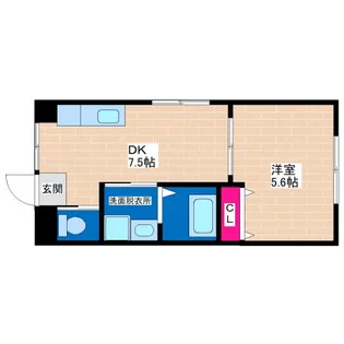 MATSUMOTOマンション【1階】の間取り