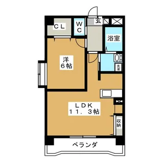 グラン・シャリオ【3階】の間取り