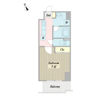 フォレストヒルズ駒込【5階】の間取り