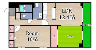 関目駅前ハイデンス【1階】の間取り