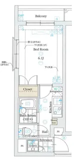 グラントゥルース目黒花房山【3階】の間取り