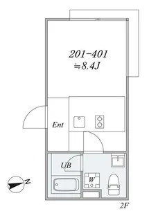 trias242【3階】の間取り