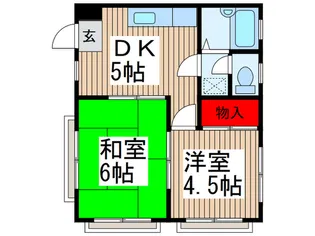 めぐむハイツ【3階】の間取り