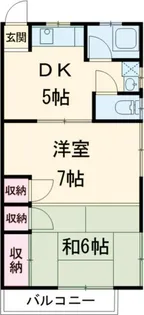 ハイツ松本【2階】の間取り