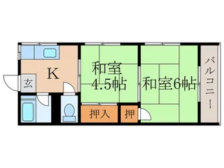 シュロス井荻【2階】の間取り