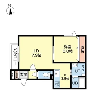アルモニー【3階】の間取り