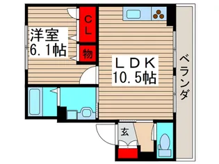 エクセレントハウス【1階】の間取り