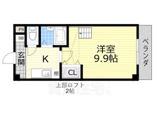 桜ヶ丘晴楽館【5階】の間取り