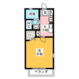 ディアス高原I【2階】の間取り