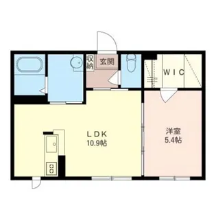 レヨンヴェールB(堤下町)【1階】の間取り