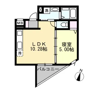 ANQI神宮前【1階】の間取り
