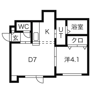 Nap-Teine【1階】の間取り