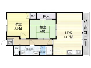 ウエストハイツ2【3階】の間取り