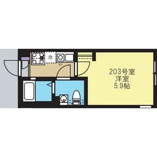 FLBレジデンス金沢文庫【2階】の間取り