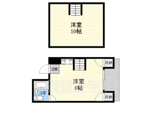 ショーエハイツ【4階】の間取り