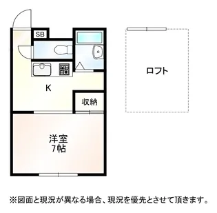 ドミールII【1階】の間取り