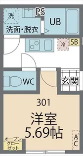 カインドネス本厚木East【2階】の間取り