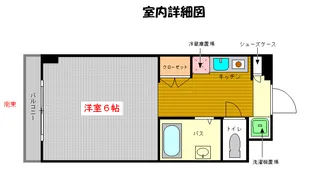 プルミエール鵜の木【3階】の間取り