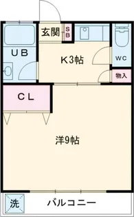 コーポヤジマ3号棟【3階】の間取り