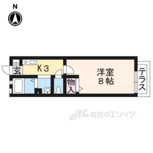 カーサ宮ノ前【1階】の間取り