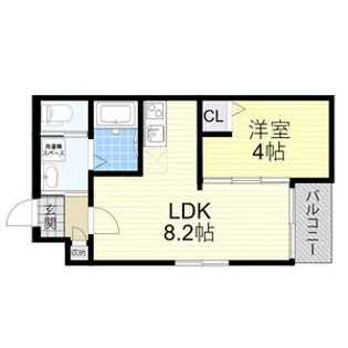H-maison大正Ⅱ【1階】の間取り