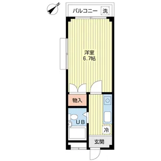 エミールササキ【1階】の間取り