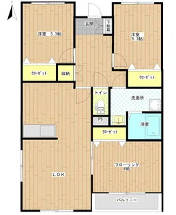 メゾン華【3階】の間取り