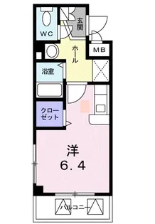 アヴィテ・エイト【4階】の間取り