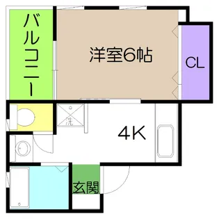 ネオクレメント【4階】の間取り