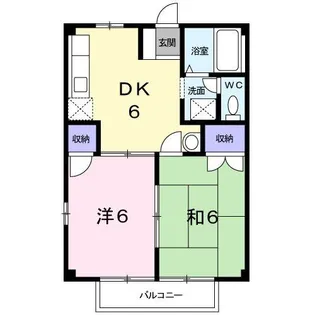 ファミールコートI【2階】の間取り