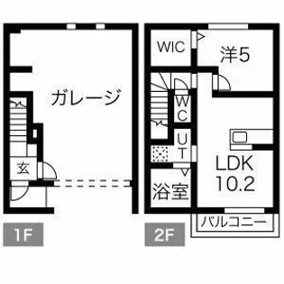 Free stage I【1階】の間取り