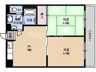 フォアール今津北【4階】の間取り