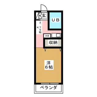 ライフモリ1号館【3階】の間取り