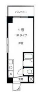 熊谷朝日第二ハイツ【4階】の間取り