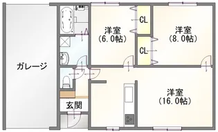 TOKI VILLAS TAKOE【1階】の間取り