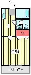 MKハイツ【2階】の間取り