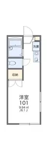 レオパレス駒の舞【1階】の間取り