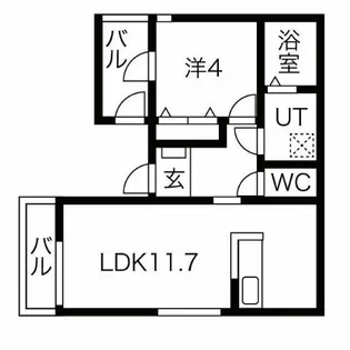 Grandeur(グランドール)【3階】の間取り