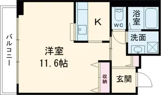 ミュー花水木弐番館【3階】の間取り