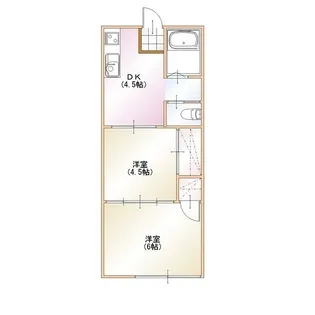 フジミハイツN【2階】の間取り
